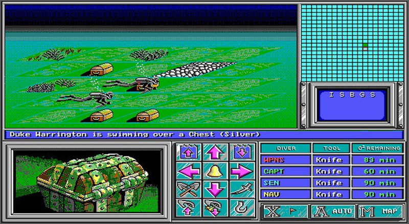 Sea Rogue, one of the first games to be listed on the site.